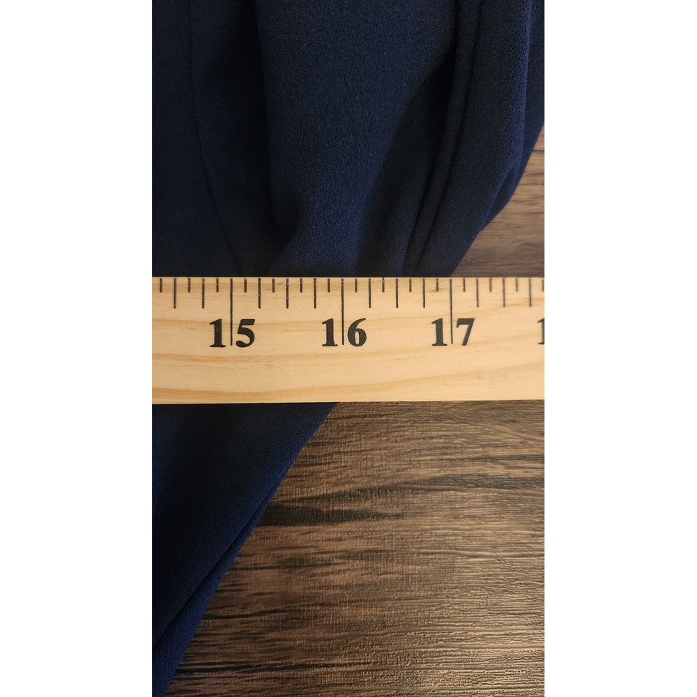 Dress the Population Navy‎ Blue Twist Front Long Sleeve Cutout Mini Dress XS - Picture 6 of 7